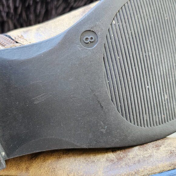 Xappeal Women's Booties Boots Brown Chunky Heeled Rugged Shooties 8 - Picture 14 of 16